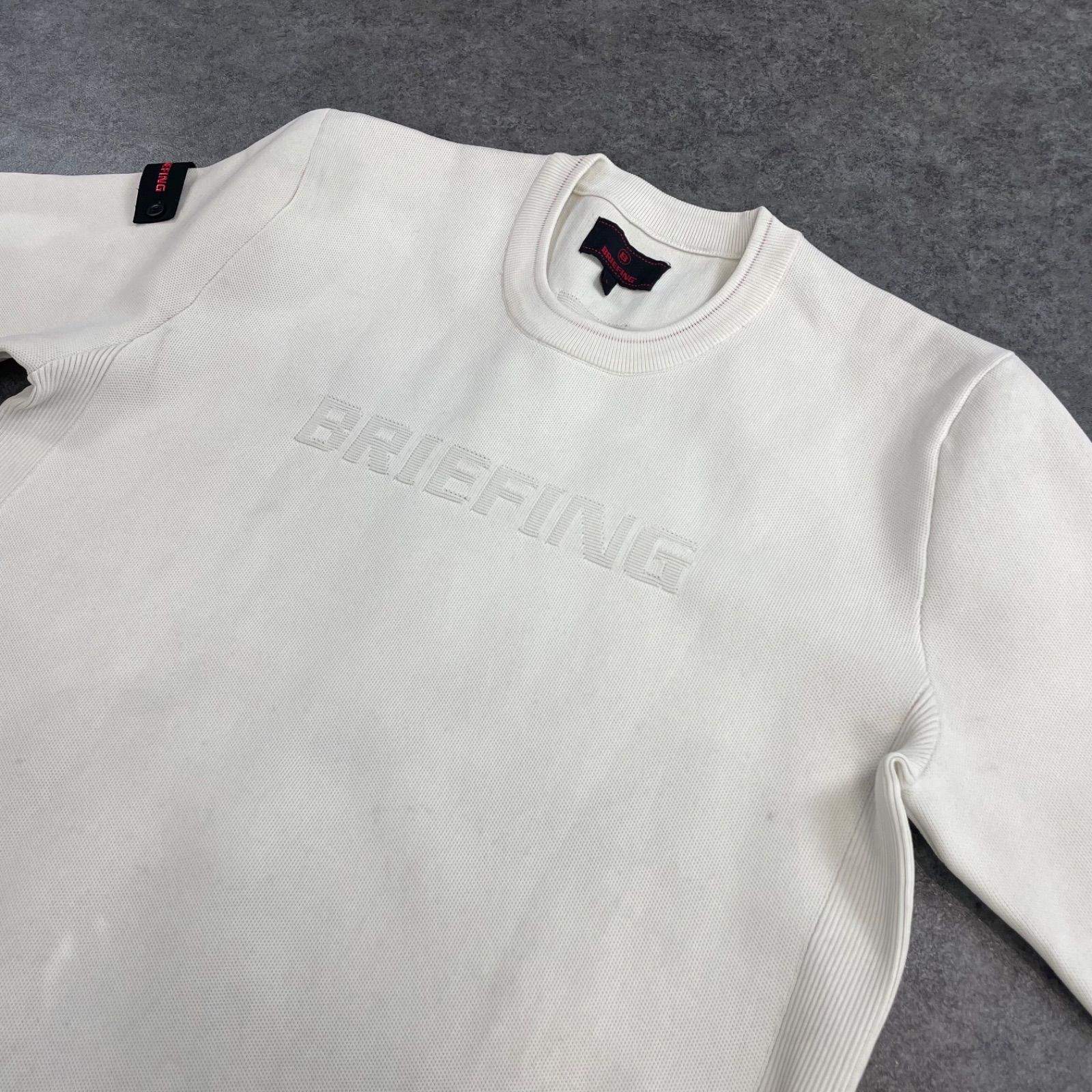BRIEFING MENS WR CREW NECK KNIT ブリーフィング ゴルフウェア クルー
