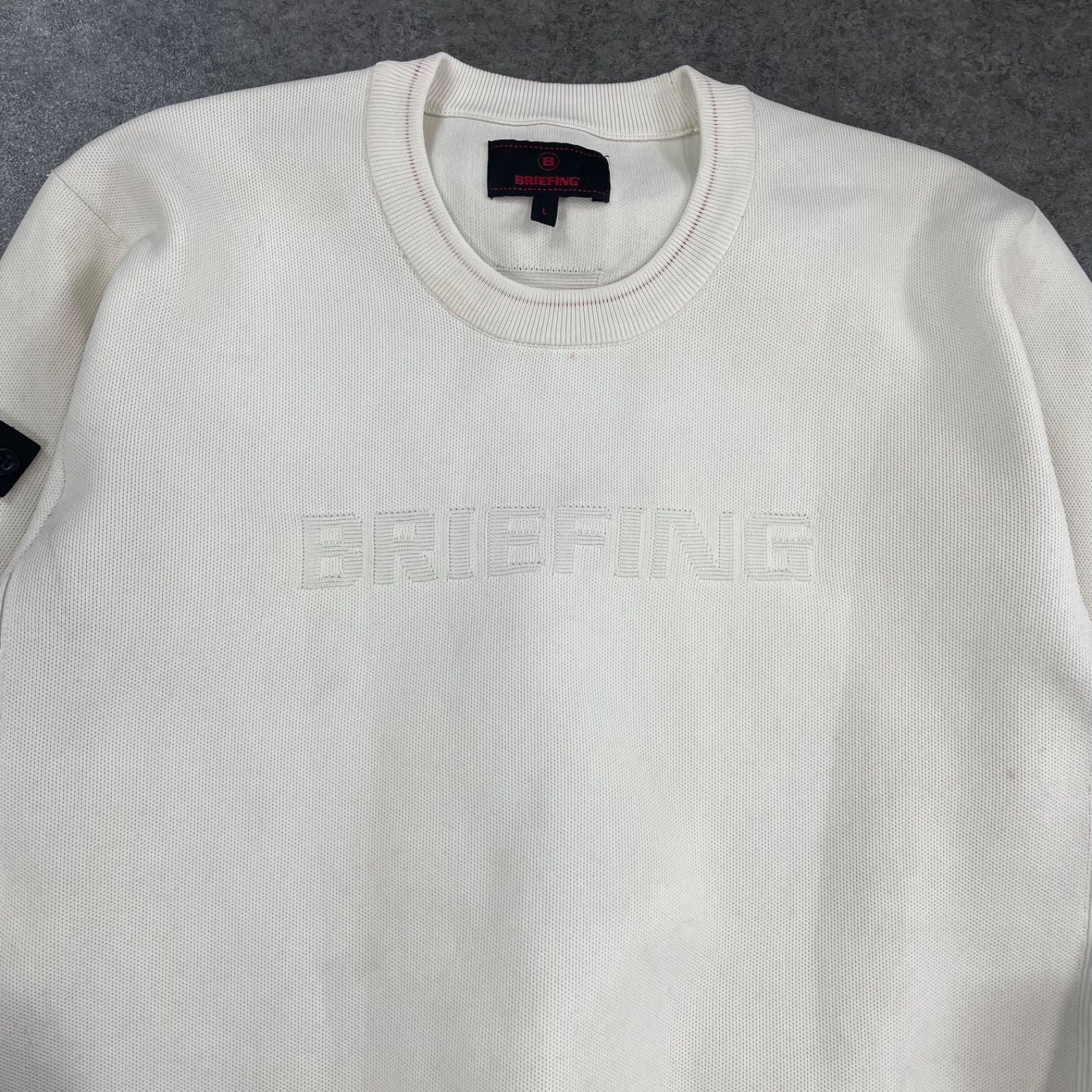 BRIEFING MENS WR CREW NECK KNIT ブリーフィング ゴルフウェア クルー
