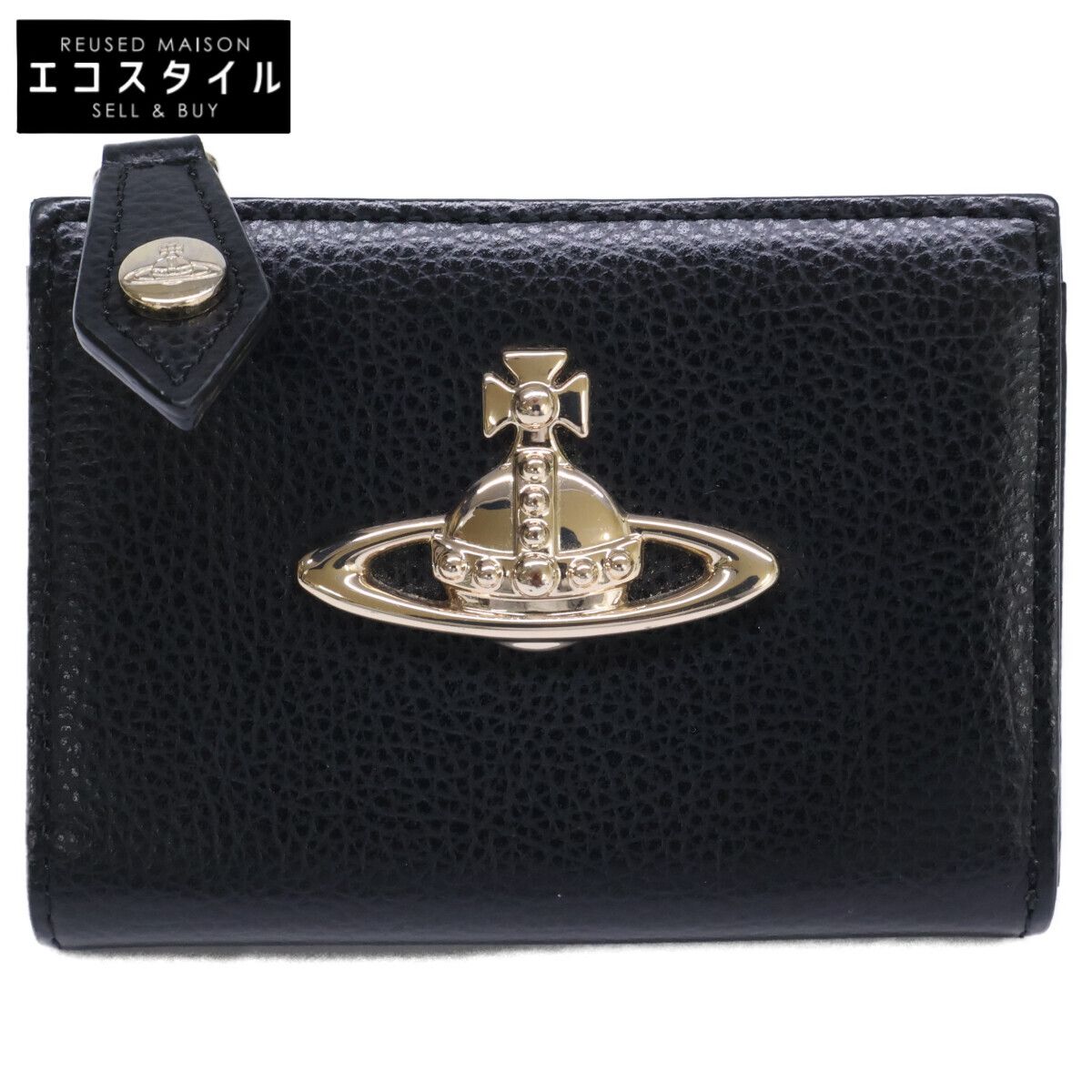 VivienneWestwood　ヴィヴィアンウエストウッド　EXECUTIVE LEATHER ZIP COIN CASE オーブ