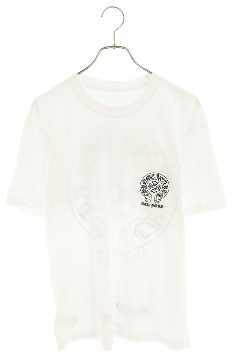 クロムハーツ CH T-SHRT/1 ニューヨーク限定バックホースシューTシャツ メンズ L