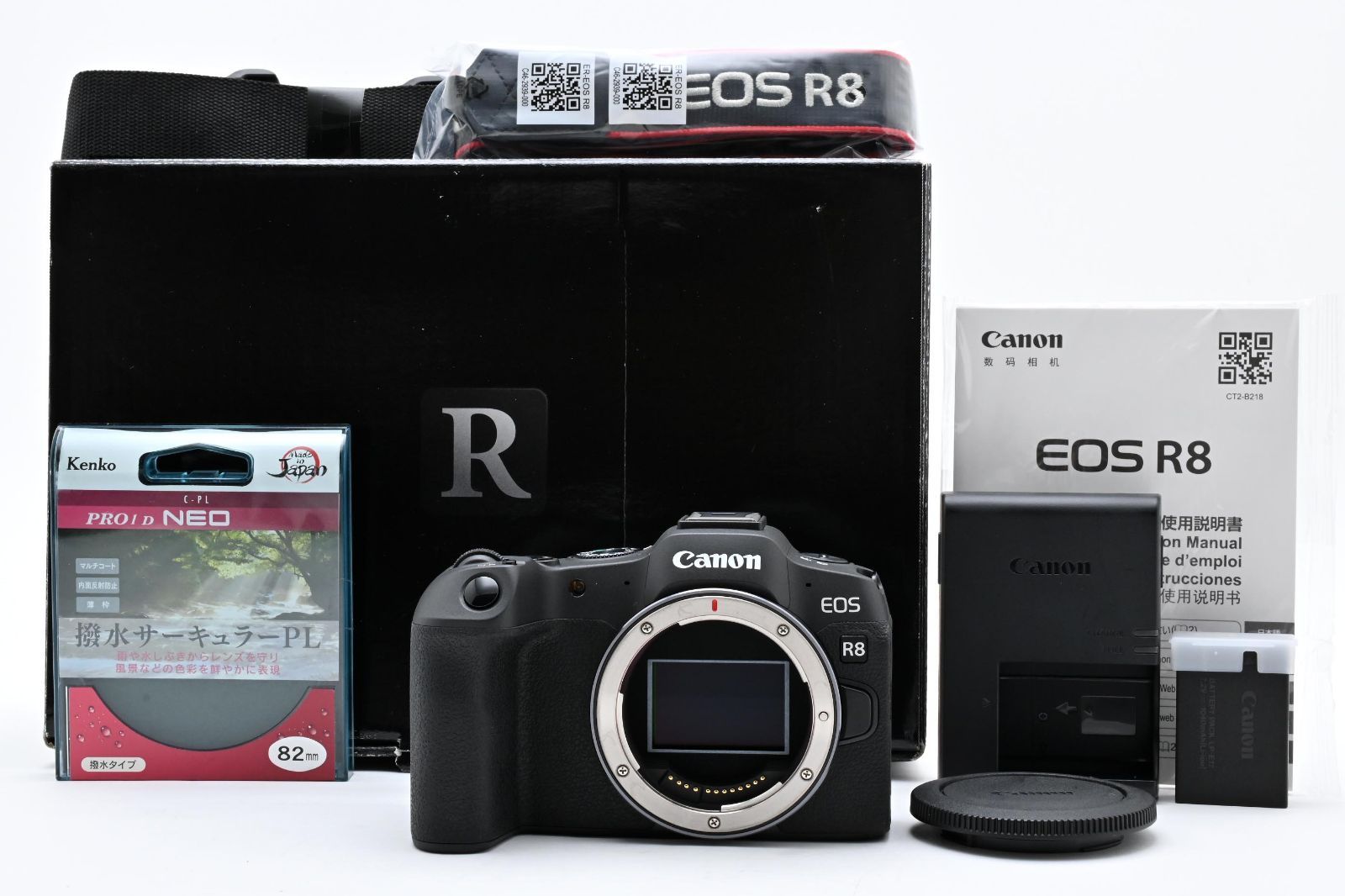 【返品保証】新品級｜Canon キヤノン EOS R8 ミラーレス一眼《ショット数：2000回以下》 #C260916-03