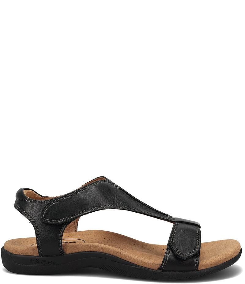 タオスフットウェア レディース シューズ パンプス サンダル レザー Taos Footwear The Show Back Strap Italian Leather Sandals Black ブ