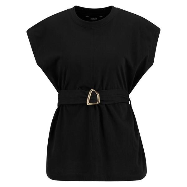 バブアー レディース トップス Tシャツ Barbour International Womens Alexis Oversized TShirt Black ブラック