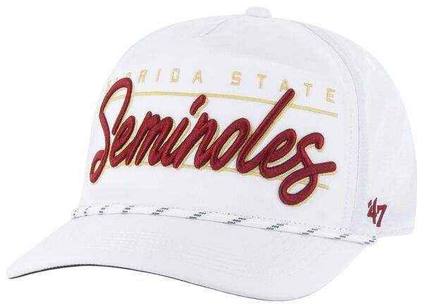 フォーティーセブン レディース アクセサリー 帽子 47 Adult Florida State Seminoles White Condor Hitch Adjustable Hat NoColor