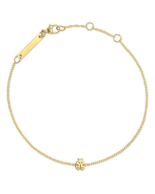 ゾイチッコ レディース アクセサリー ブレスレット・バングル・アンクレット Zoe Chicco 14K Yellow Gold Itty Bitty Symbols Ladybug Bracelet