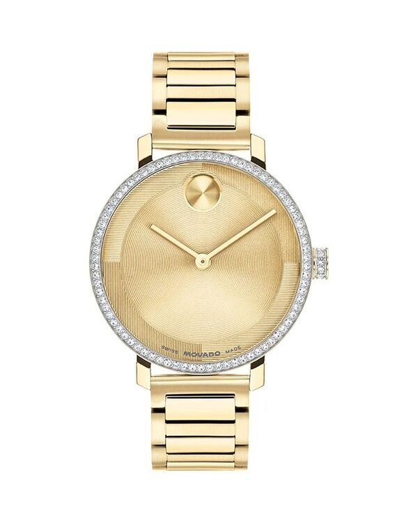 モバド レディース アクセサリー 腕時計 Movado Bold Evolution Watch 34mm GoldGold ゴールド