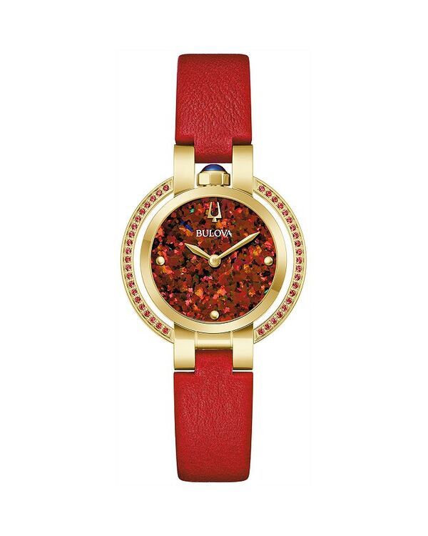 ブロバ レディース アクセサリー 腕時計 Bulova Classic Rubaiyat Watch 305mm RedRed レッド