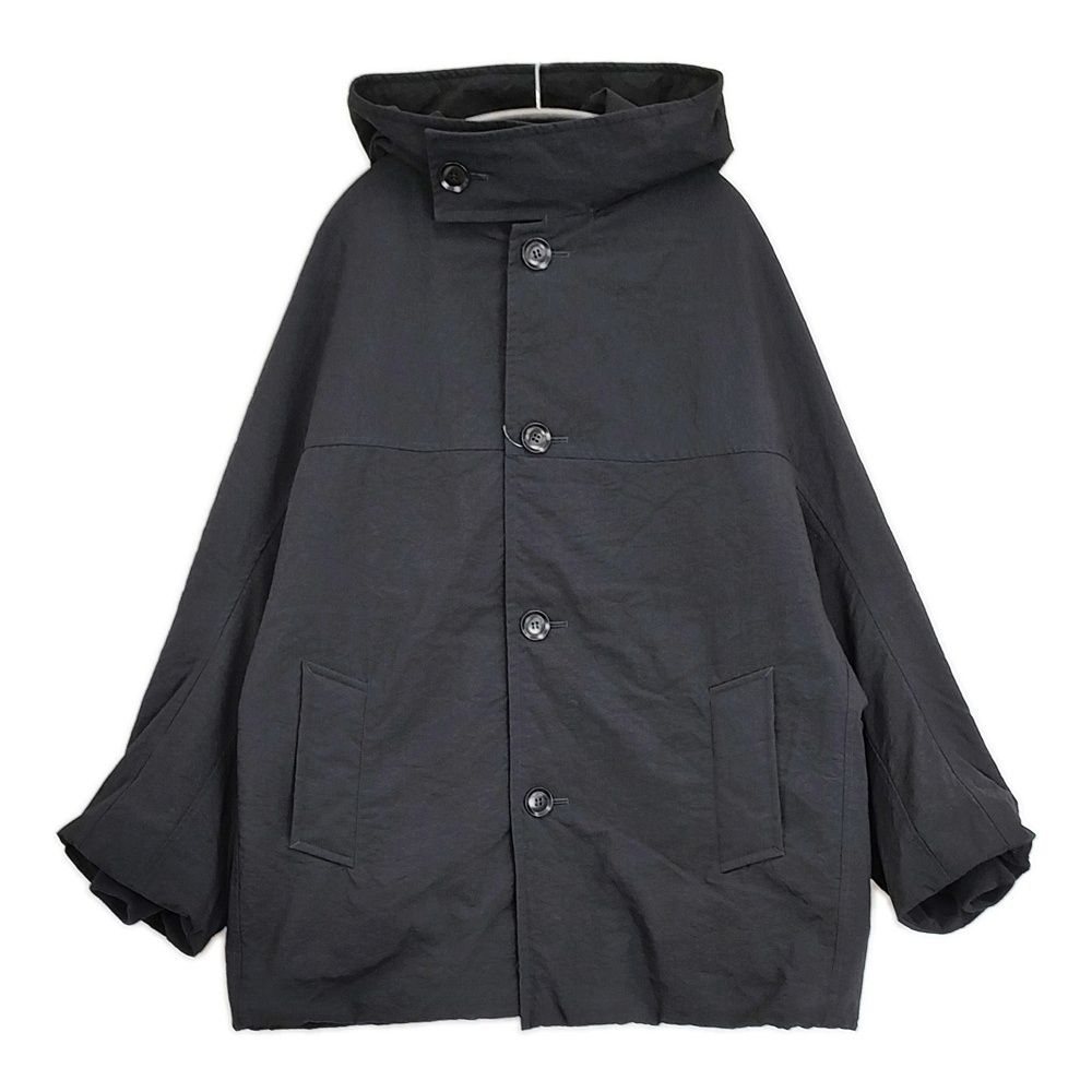 Y's NY/ VINTAGE OXFORD HOODIE COAT サイズ1 YL-C06-600 定価154000円 ナイロン 中綿 コート 25AW ブラック レディース ワイズ/Yohji【中古】6-0908T♪ 32,819円