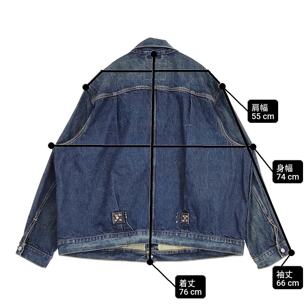 EDIFICE/Levi's 別注 Type 1トラッカージャケット Gジャン サイズXXL