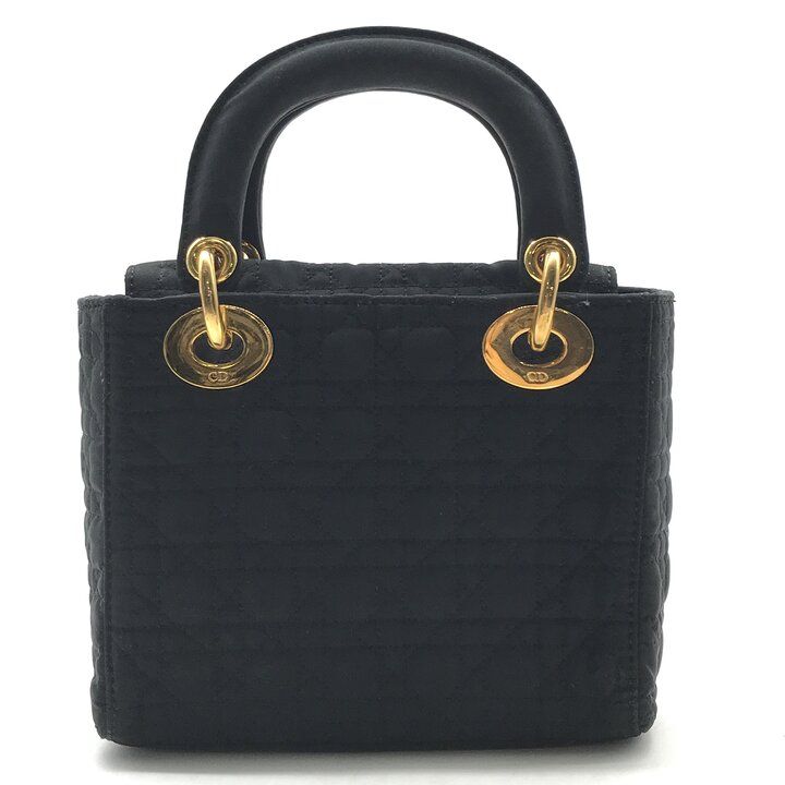 良品 Christian Dior ディオール レディディオール ブラック ナイロン