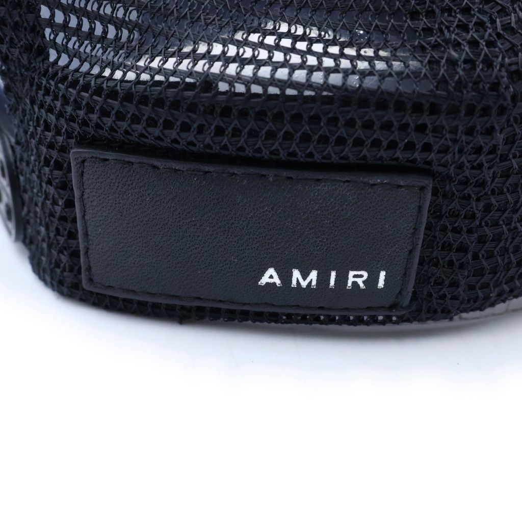 AMIRI (アミリ) MAロゴ トラッカーメッシュキャップ ブラック - メルカリ