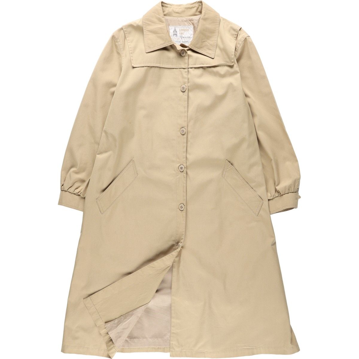 古着 70年代~ ロンドンフォグ LONDON FOG ステンカラーコート バルマカーンコート レディースL相当 ヴィンテージ/eaa668433 7,920円
