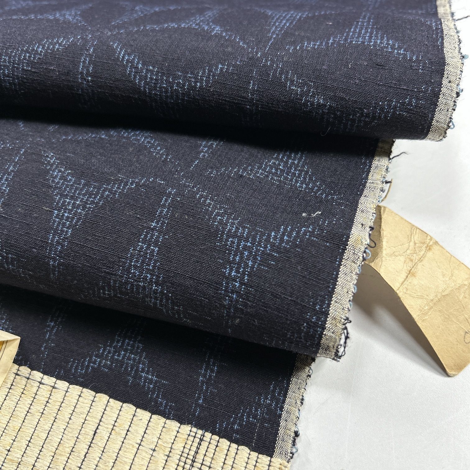結城紬 着尺 反物 2本セット 正絹 まとめ売り【J377】同梱購入歓迎