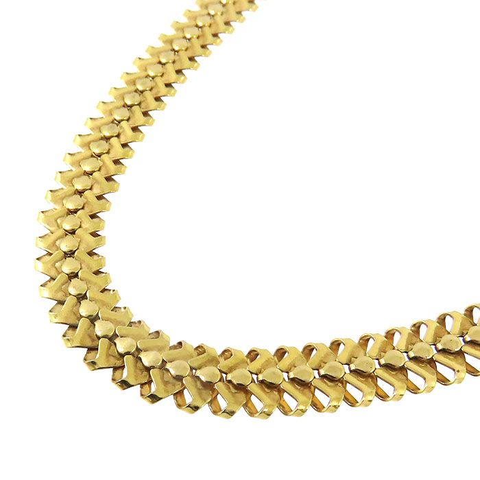JEWELRY MAKI ジュエリーマキ デザイン チェーン ネックレス K18YG 750 イエローゴールド 20.4g 41.0cm 首飾り レディース アクセサリー