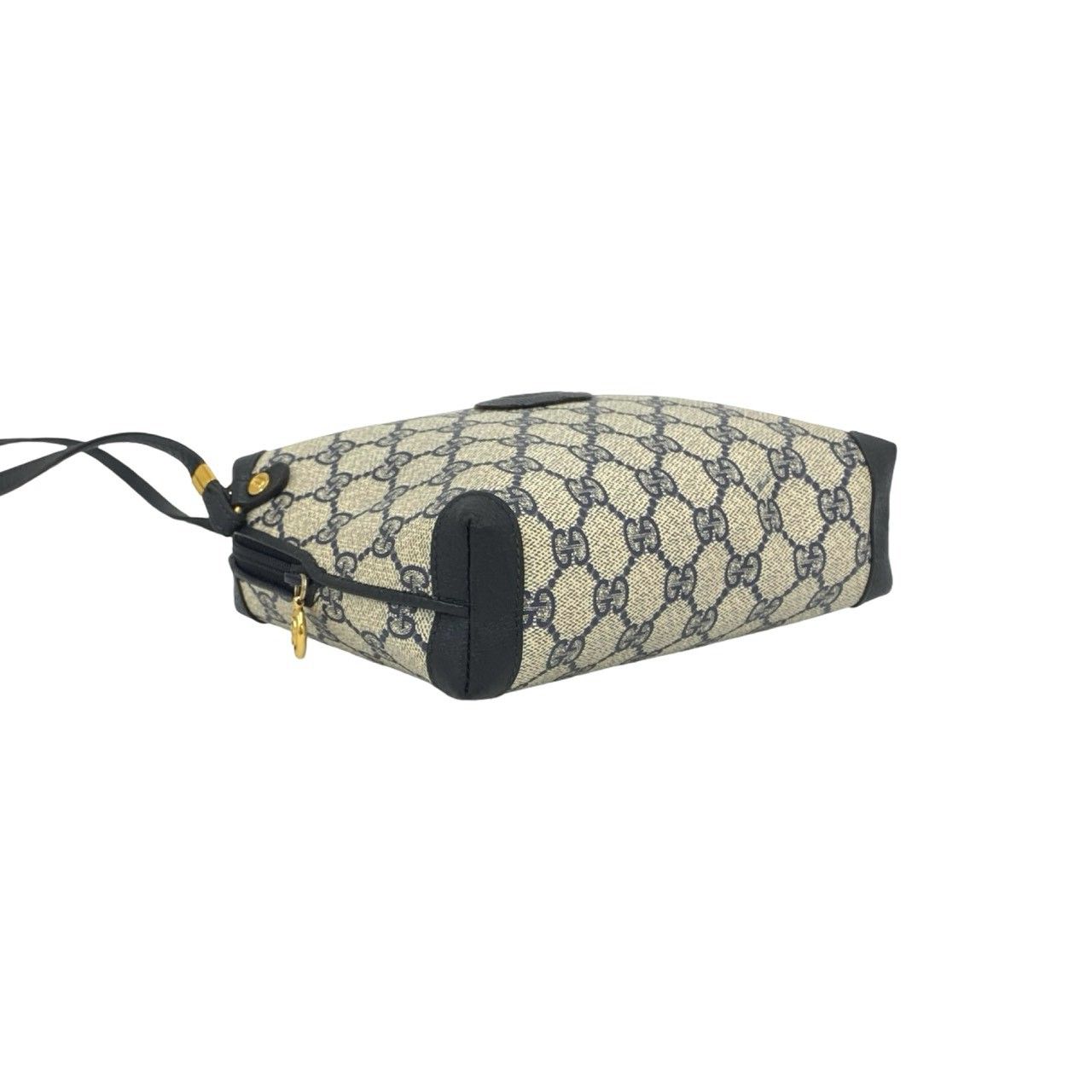 極 美品 GUCCI グッチ オールドグッチ ヴィンテージ GG ロゴ 柄 レザー