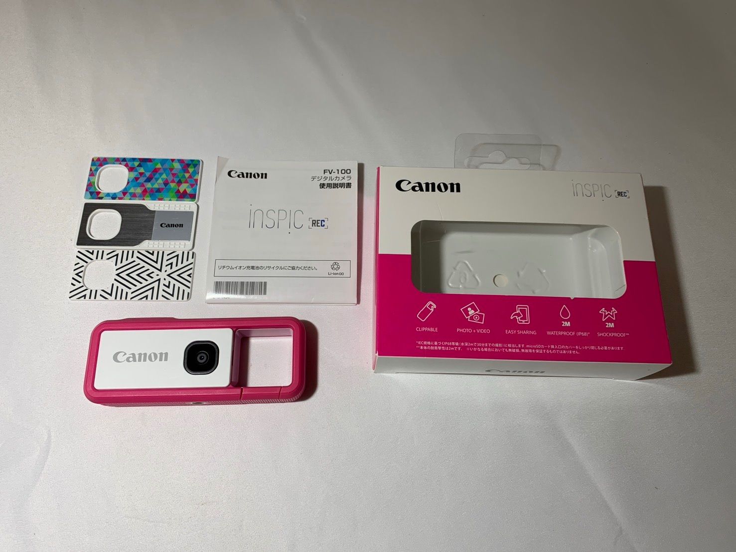 4097 Canon INSPIC FV-100 ピンク 動作確認済み 美品【ネ】 - メルカリ