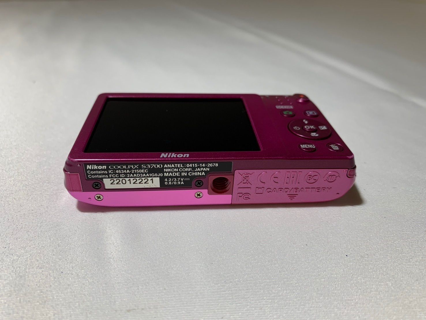 4124 Nikon COOLPIX S3700 ピンク ジャンク品 デジカメ【ネ】 - メルカリ