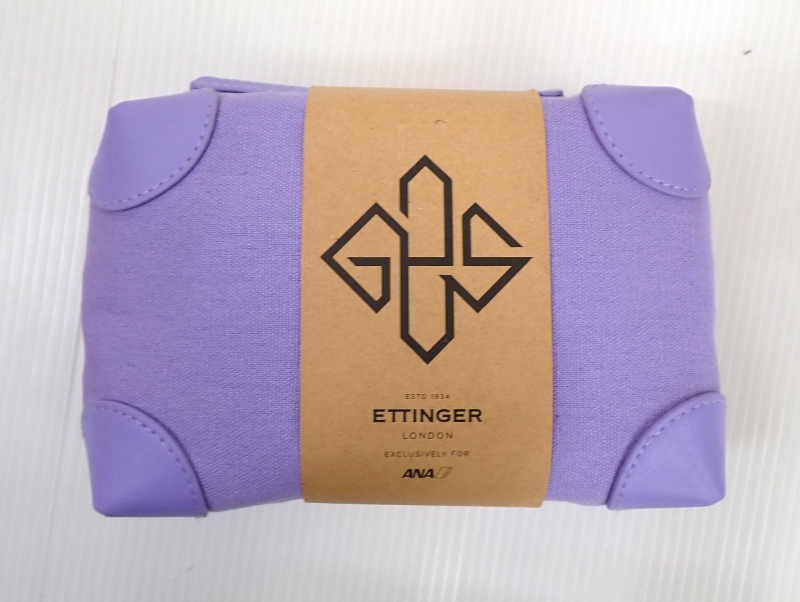 ☆10684☆ANA ファーストクラス アメニティ ETTINGER トラベルポーチ