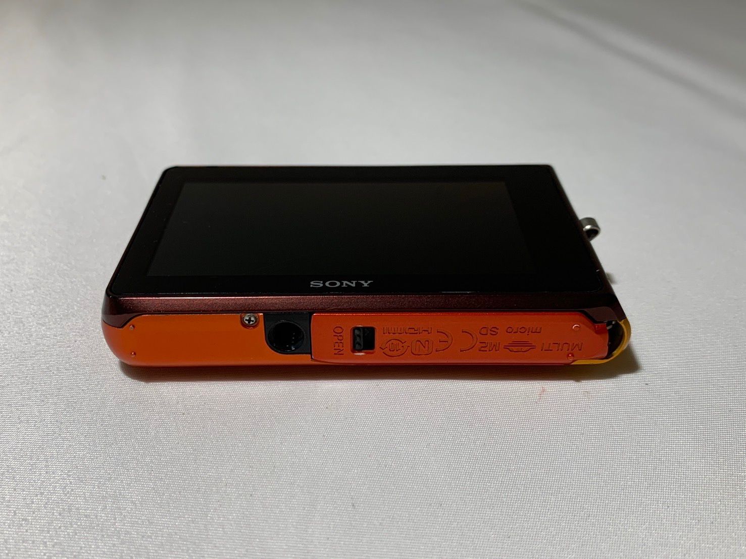 4149 Sony Cyber-shot DSC-TX30 オレンジ ジャンク品 デジカメ【ネ