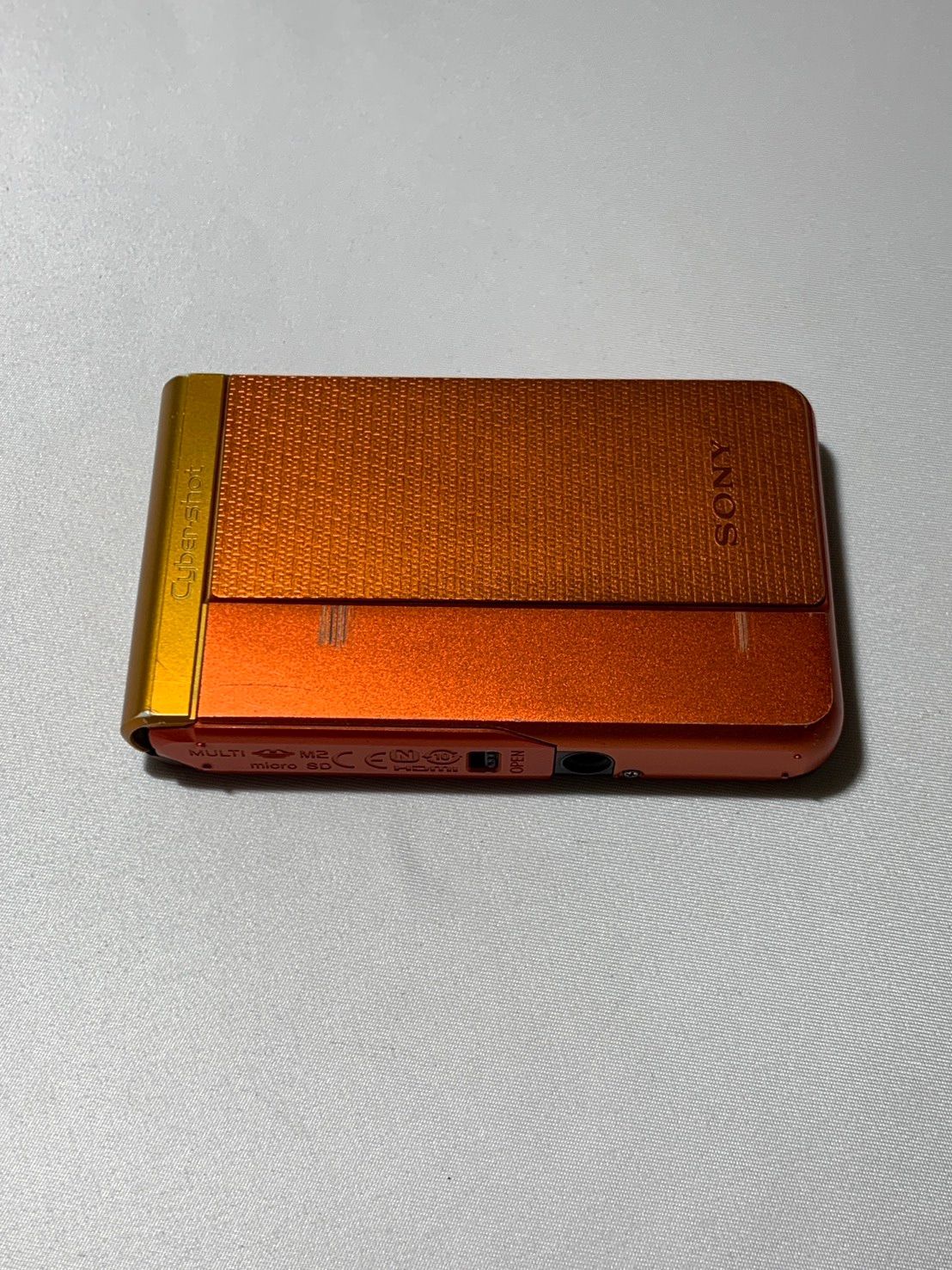 4149 Sony Cyber-shot DSC-TX30 オレンジ ジャンク品 デジカメ【ネ
