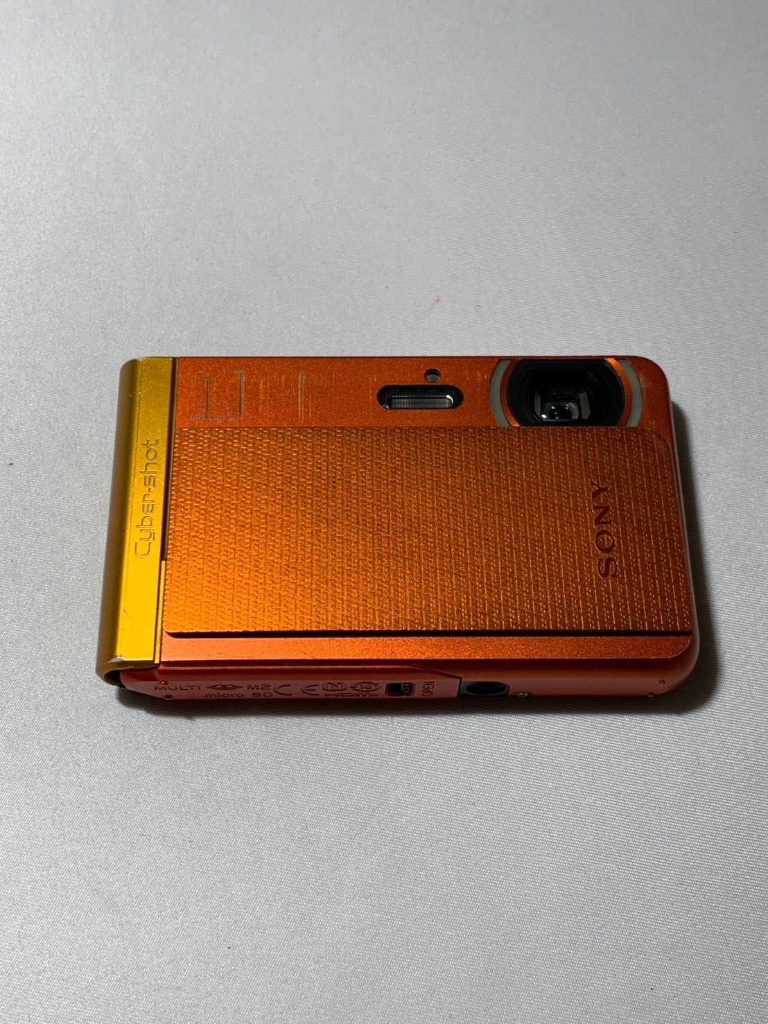4149 Sony Cyber-shot DSC-TX30 オレンジ ジャンク品 デジカメ【ネ