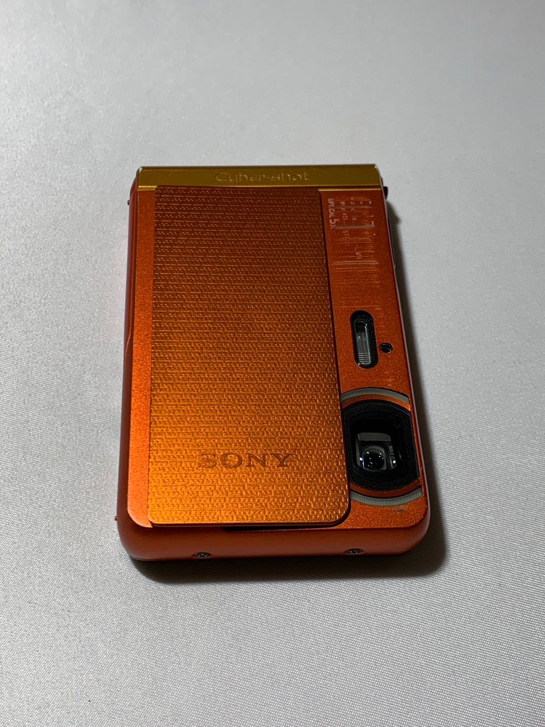4149 Sony Cyber-shot DSC-TX30 オレンジ ジャンク品 デジカメ【ネ