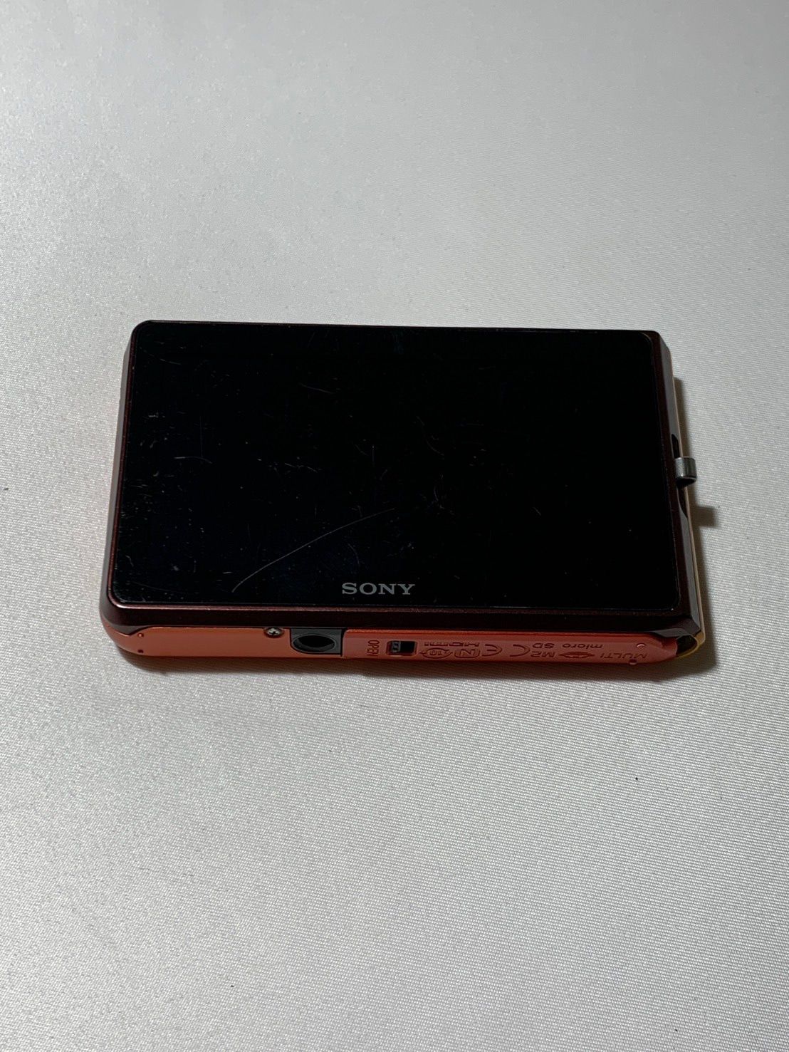 4149 Sony Cyber-shot DSC-TX30 オレンジ ジャンク品 デジカメ【ネ
