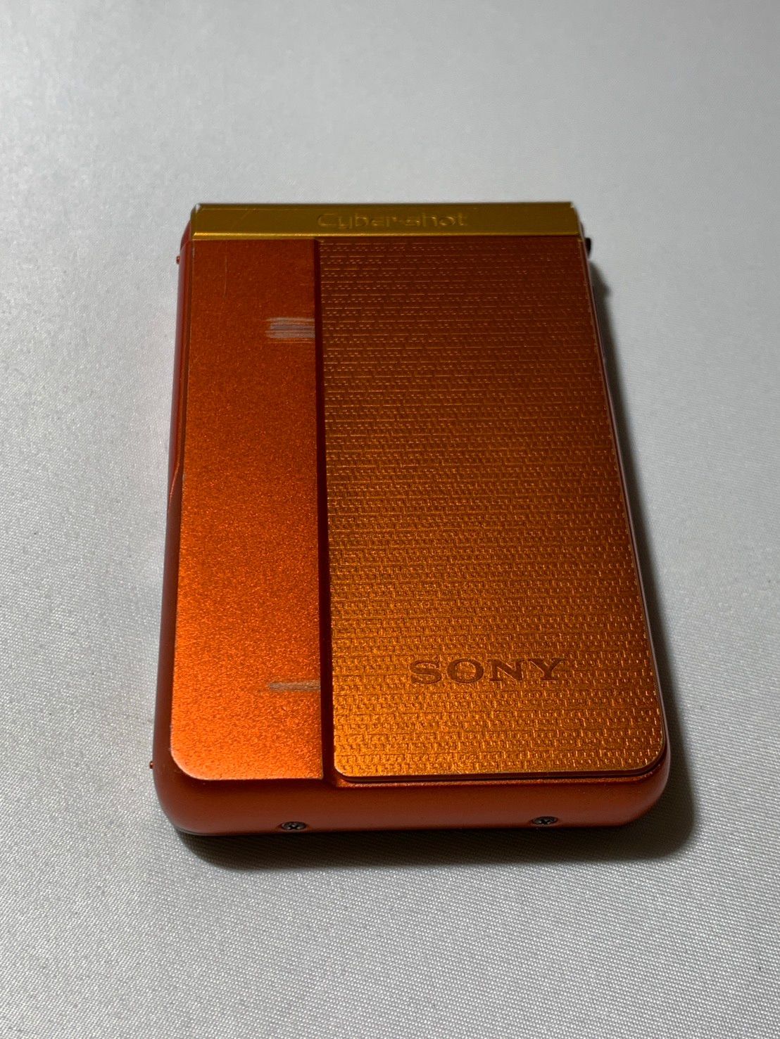 4149 Sony Cyber-shot DSC-TX30 オレンジ ジャンク品 デジカメ【ネ