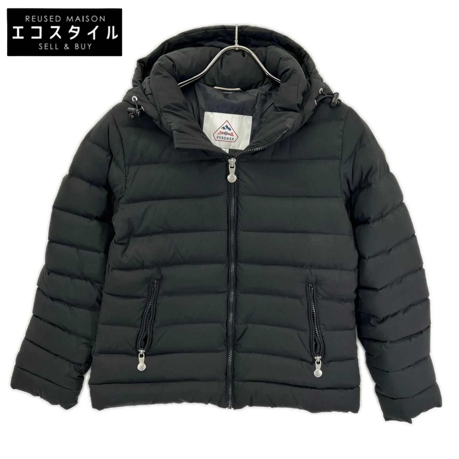 PYRENEX ピレネックス SPOUTNIC SOFT ブラック ダウンジャケット 38 