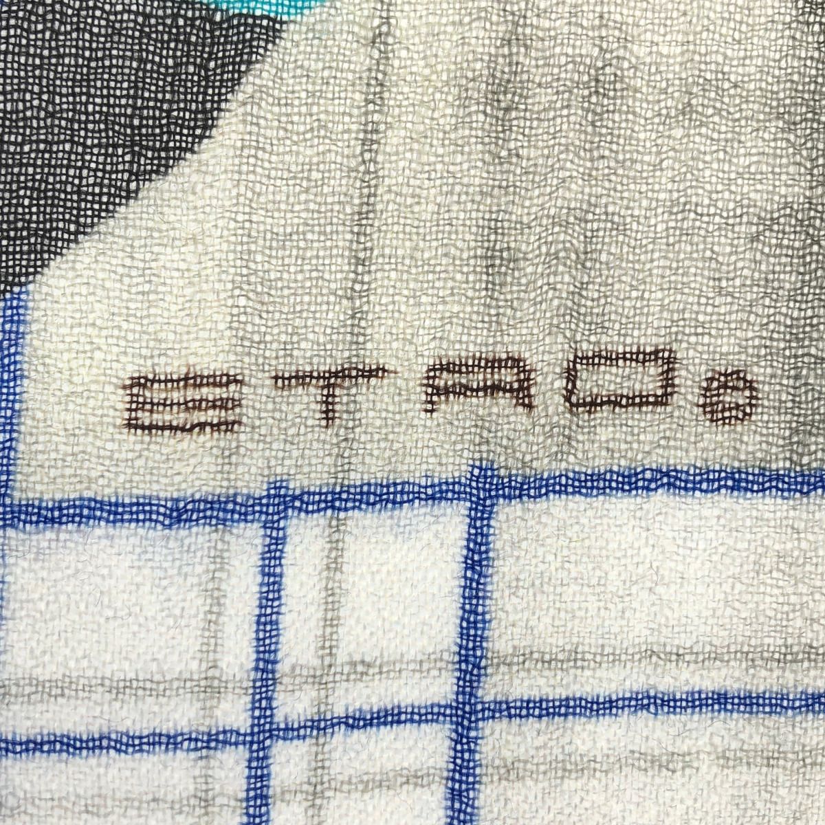 ETRO エトロ マルチカラー ペイズリーストール スカーフ ミックス