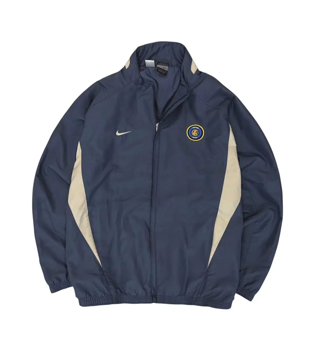 00年代 NIKE インテルミラン オールドスクール ヴィンテージ ウィンドブレーカー ブルーネイビー (L) 7,742円