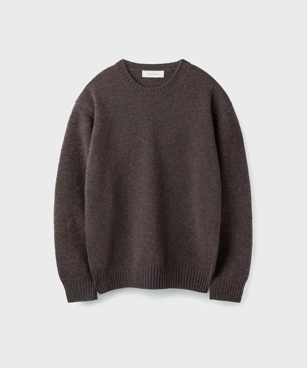 (XL) YUNION BLUE(ユニオンブルー) カシミア ウール クルーネックニット モカブラウン 11,303円