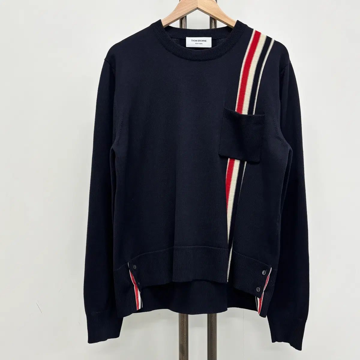 4 トム・ブラウン インタルシア ウール ニット 101,449円
