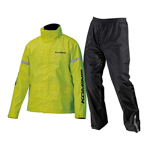 [KOMINE] バイク用 レインウエア STDレインウェア RK-543 896 雨具 カッパ 03-543 メンズ Neon Lpms