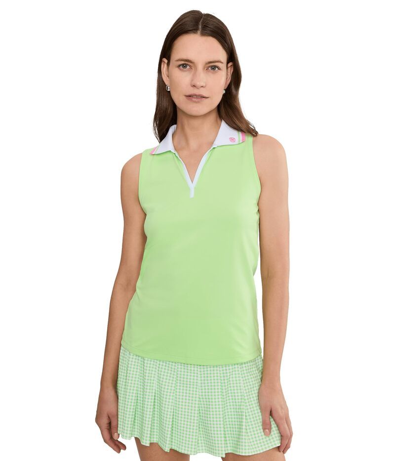 リリーピュリッツァー レディース トップス シャツ ノースリーブ Lilly Pulitzer Frida Sleeveless Polo UPF Pistachio Macar 25,776円
