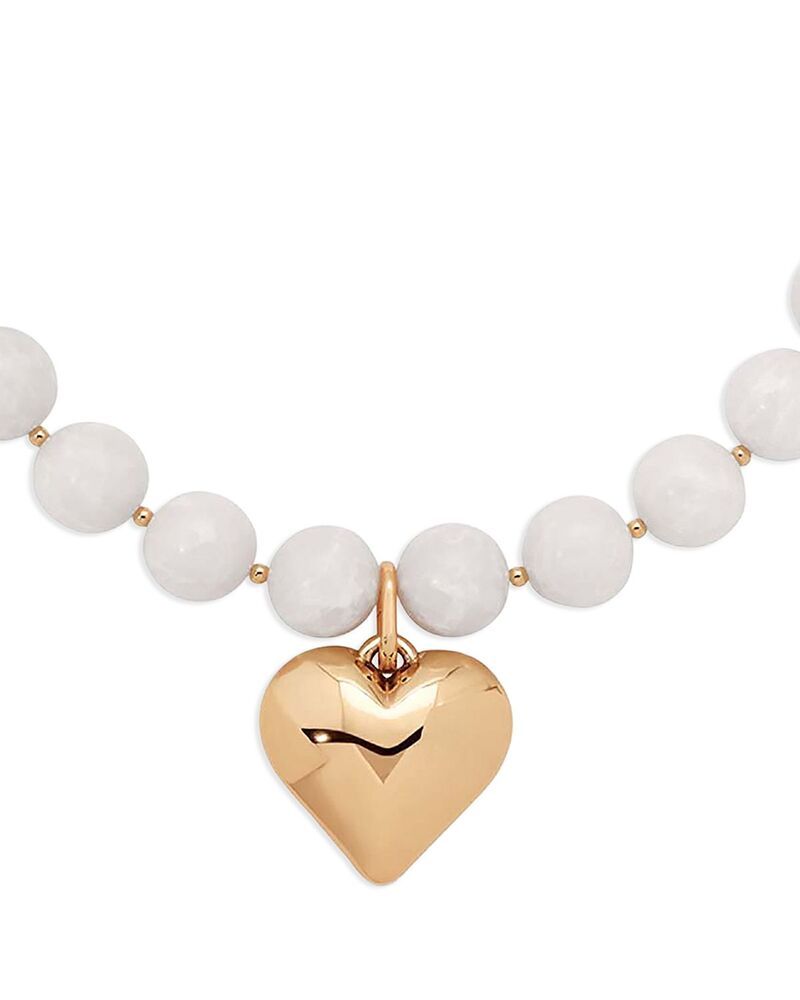 エティカ レディース アクセサリー ネックレス・チョーカー・ペンダントトップ レース Ettika Luck and Love Heart Stone Beaded Pendant Necklace 16,635円