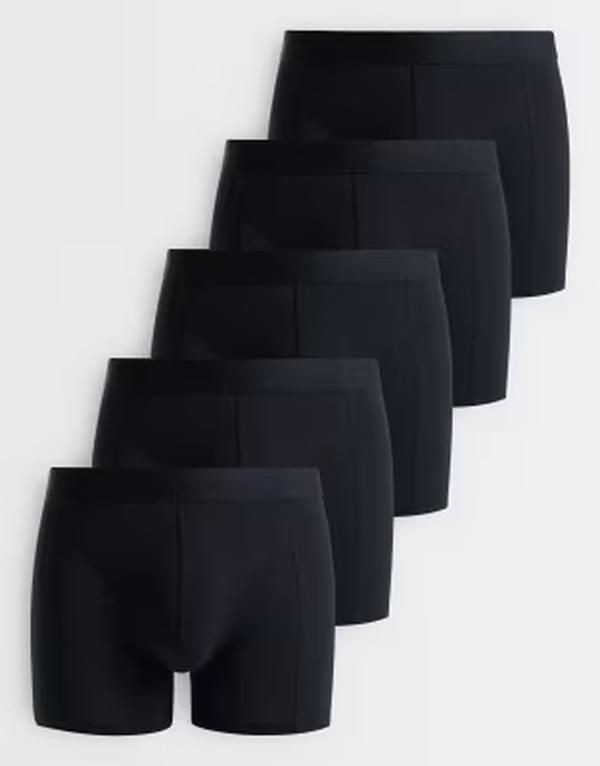 ジャック アンド ジョーンズ メンズ アンダーウェア ブリーフパンツ Jack Jones 5 pack trunksolid black ブラック