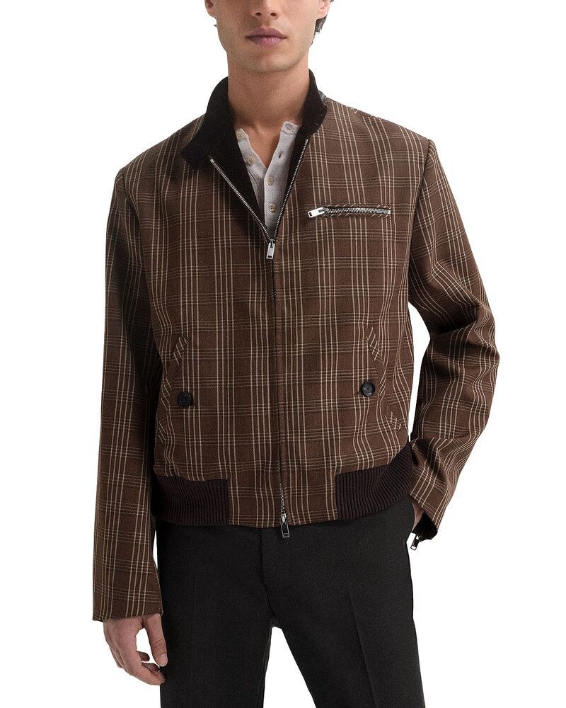 ウェールズ ボナー メンズ アウター ジャケット・ブルゾン スリムフィット Wales Bonner Wales Boner Axislim Fit Jacket UmberIvoryBlack アイ