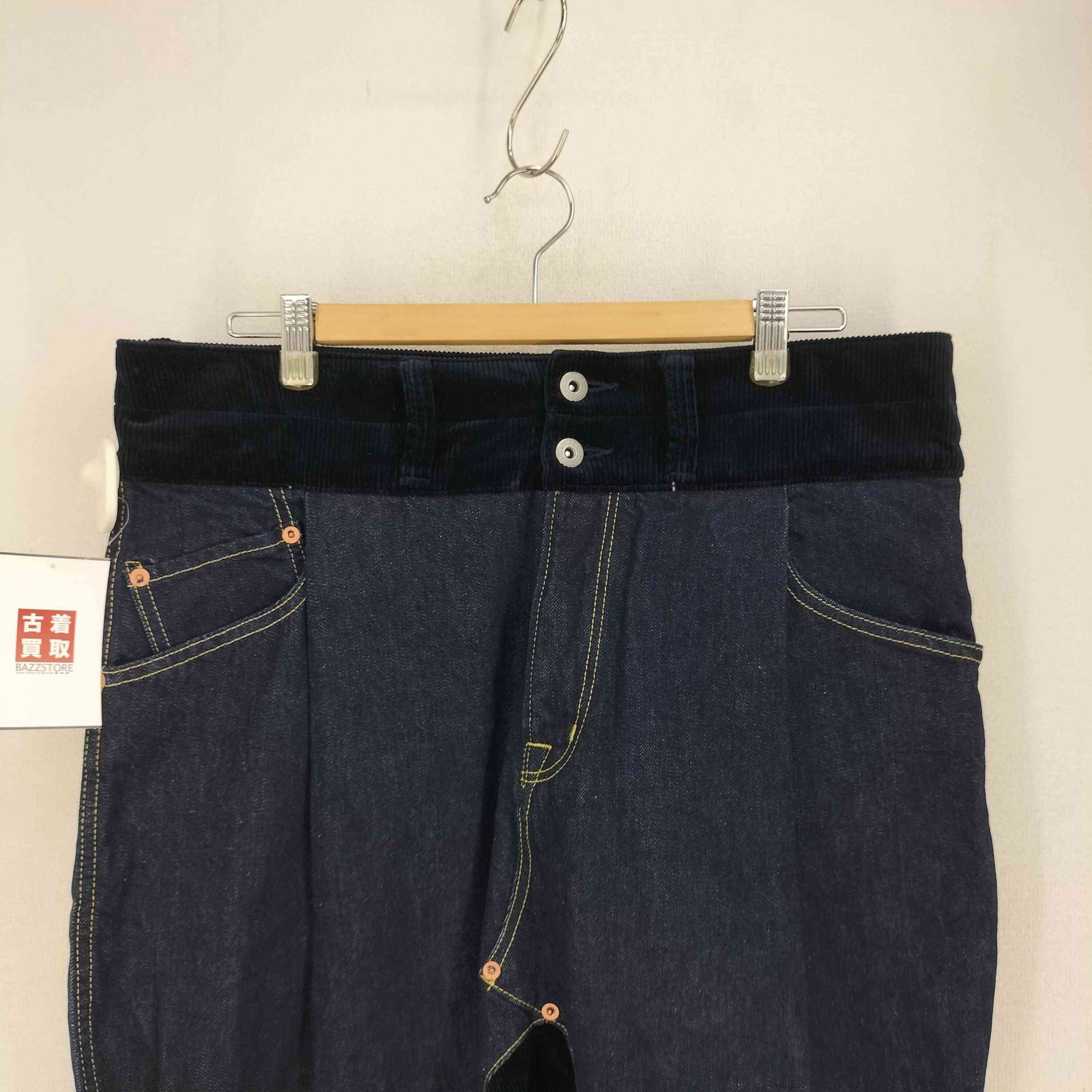 ガンリュウ GANRYU 13AW ASYMMETRIC SAROUEL PANTS アシメトリー