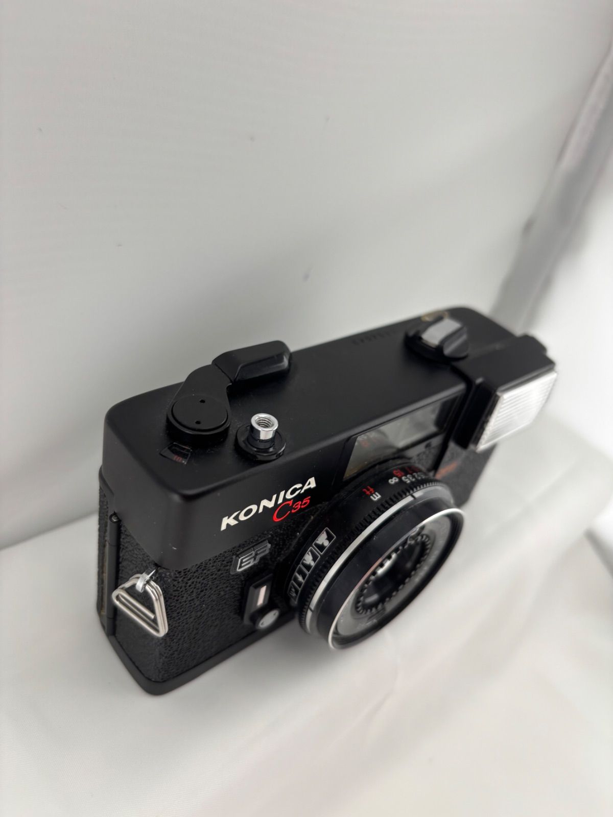 465【シャッターOK】 KONICA C35 EF コニカ コンパクトフィルムカメラ