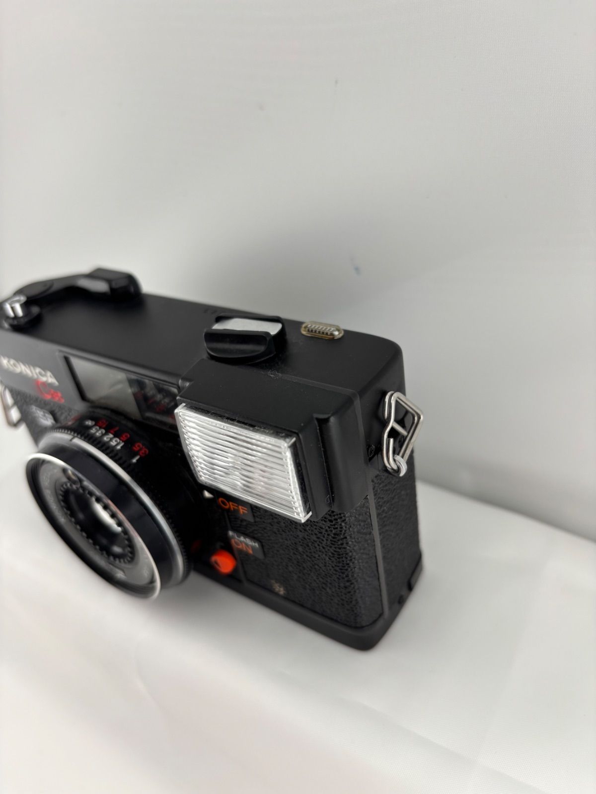 465【シャッターOK】 KONICA C35 EF コニカ コンパクトフィルムカメラ