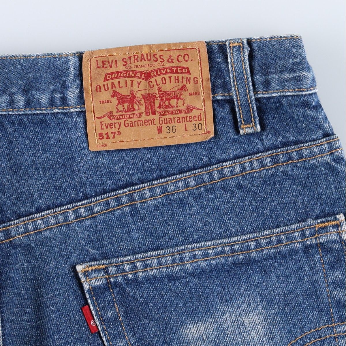 古着 00年代 リーバイス Levi's 517 BOOT CUT ブーツカットデニムパンツ USA製 メンズw35相当/eaa677603