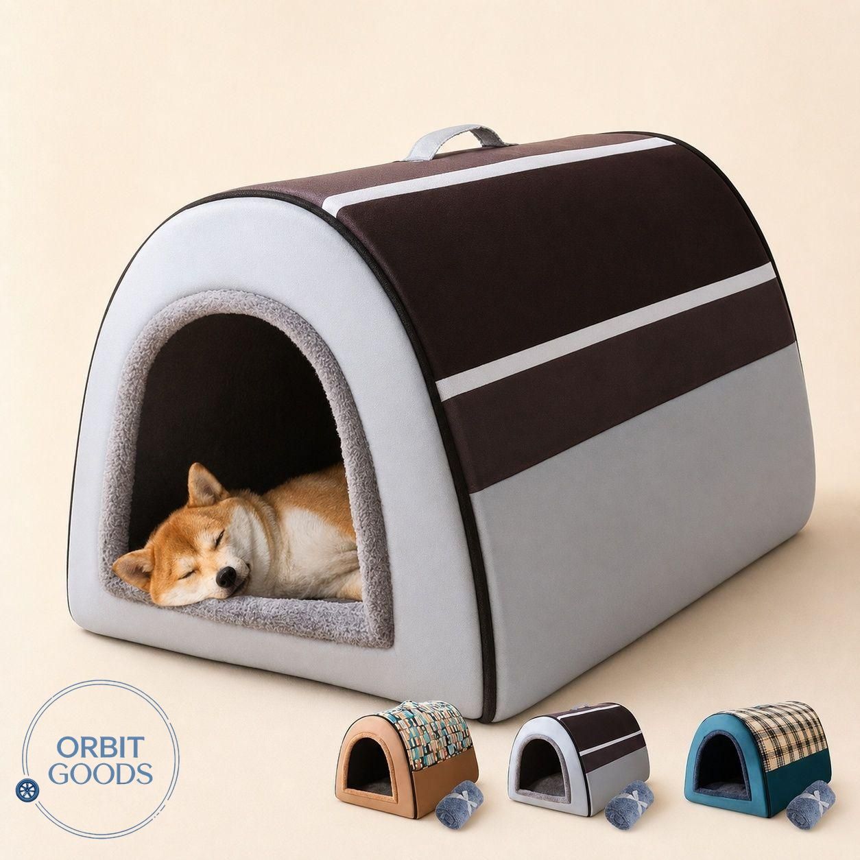 ドーム型 ペットハウス 2WAY 犬ハウス 2XL ブランケット付き 保温 マット付き 冬 室内 犬小屋 ベッド 柔らか 犬猫 ドームハウス 折り畳み可能 取り外して 防水 滑り止め 大型犬 小型犬 xzjhcap#