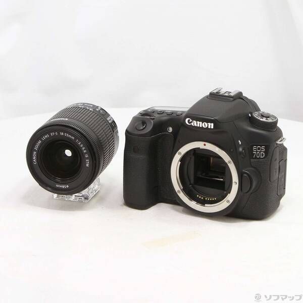 ソフマップ 〔中古品〕 EOS 70D(W) EF-S18-55 IS STM レンズキット (2020万画素／SDXC)【269】