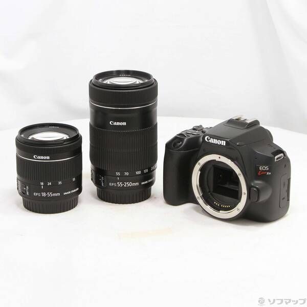 ソフマップ 〔中古品〕 EOS Kiss X10 ダブルズームキット ブラック【297】