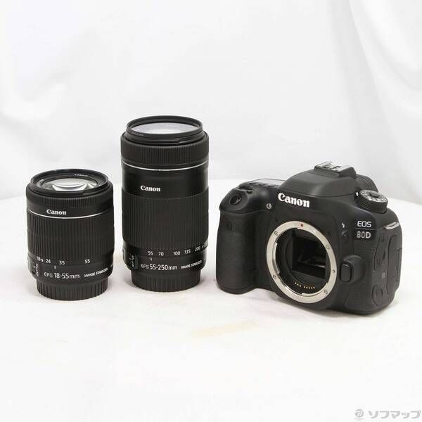 ソフマップ 〔中古品〕 EOS 80D ダブルズームキット【297】