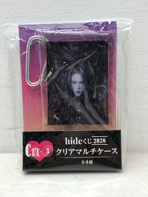 未開封☆hideくじ 2026 B賞 クリアスタンド/C賞 クリアマルチケース 2