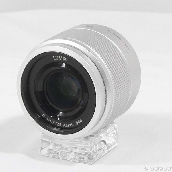ソフマップ 〔中古品〕 LUMIX G 25mm／F1.7 ASPH. シルバー【269】