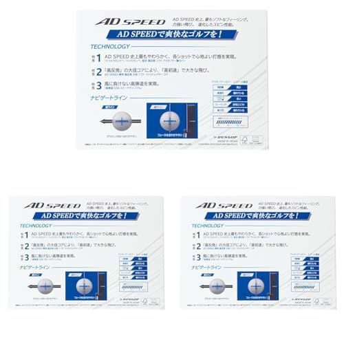 ダンロップ(DUNLOP) ゴルフボール スリクソン AD SPEED4 2026年モデル送料無料 b6148894 9,468円