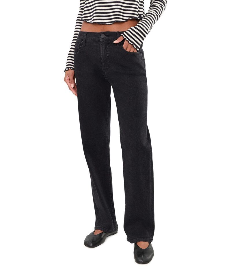 カットフロムザクロス レディース ボトムス デニムパンツ ストレート Kut From The Kloth Avery HighRise Straight Leg Black ブラック 23,944円